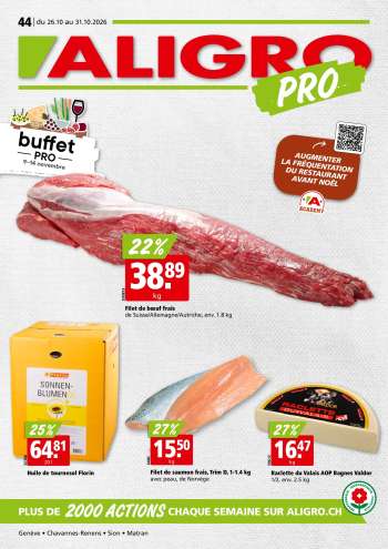 Catalogue ALIGRO - 26.10.2026 - 31.10.2026.