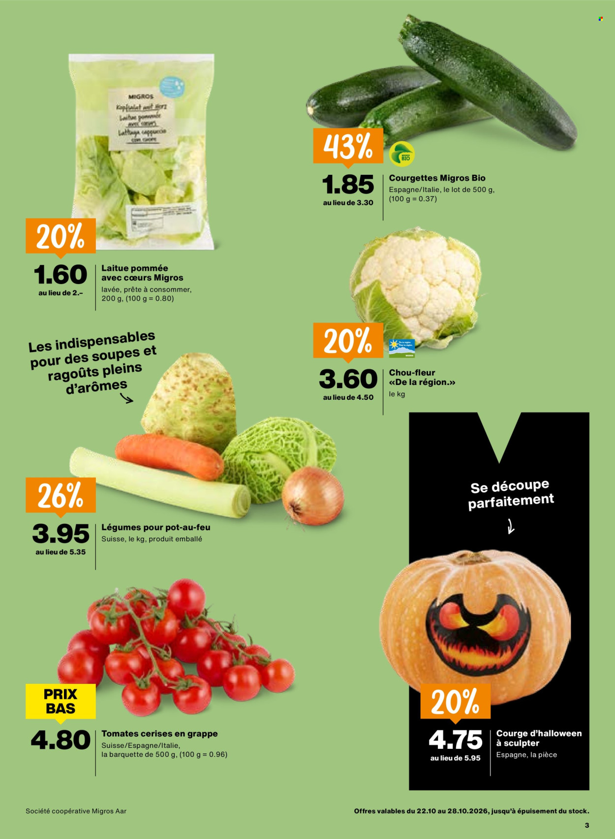 Catalogue Migros - 22.10.2026 - 28.10.2026. Page 3