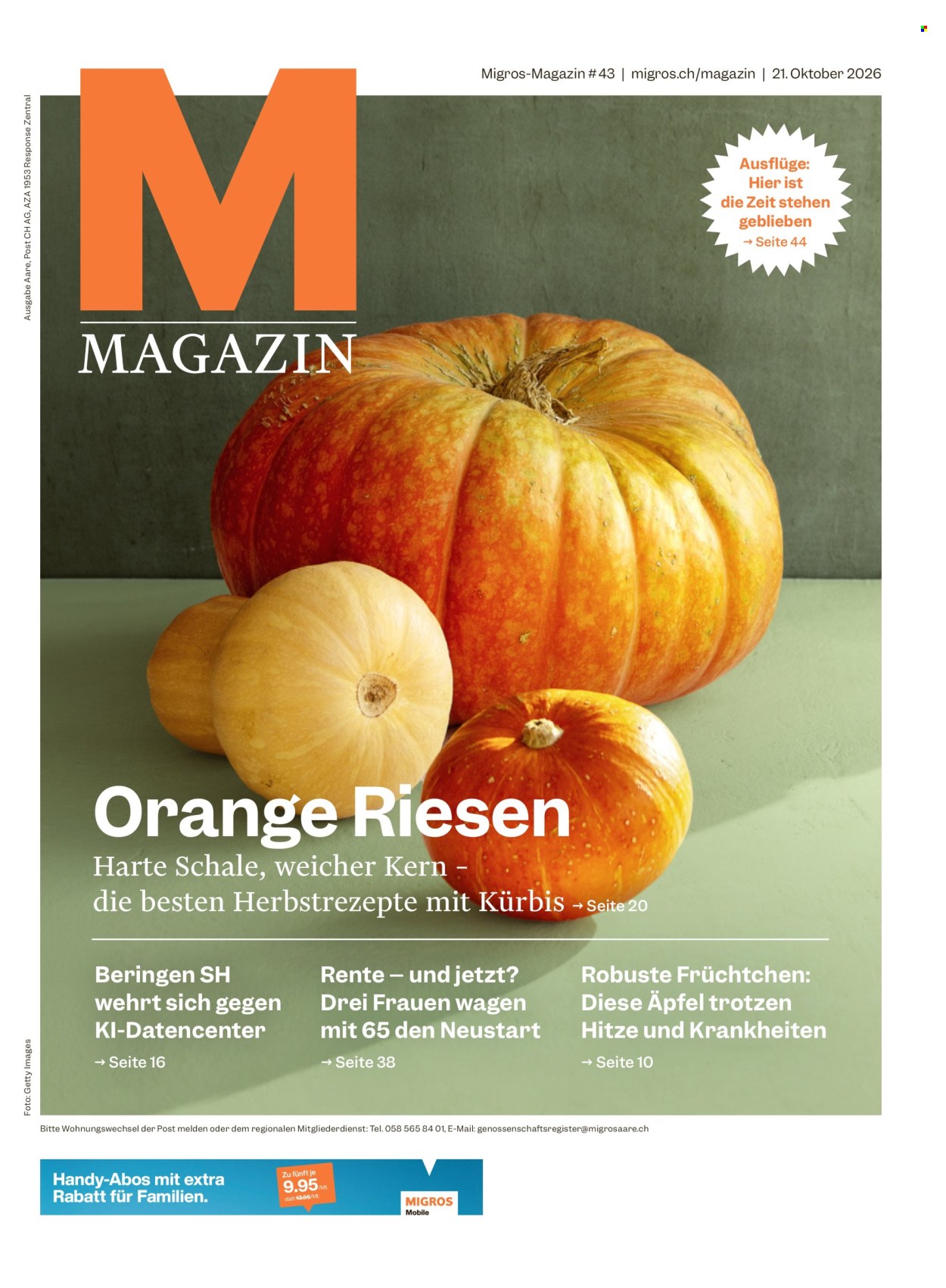 Catalogue Migros - 21.10.2026 - 28.10.2026. Page 1