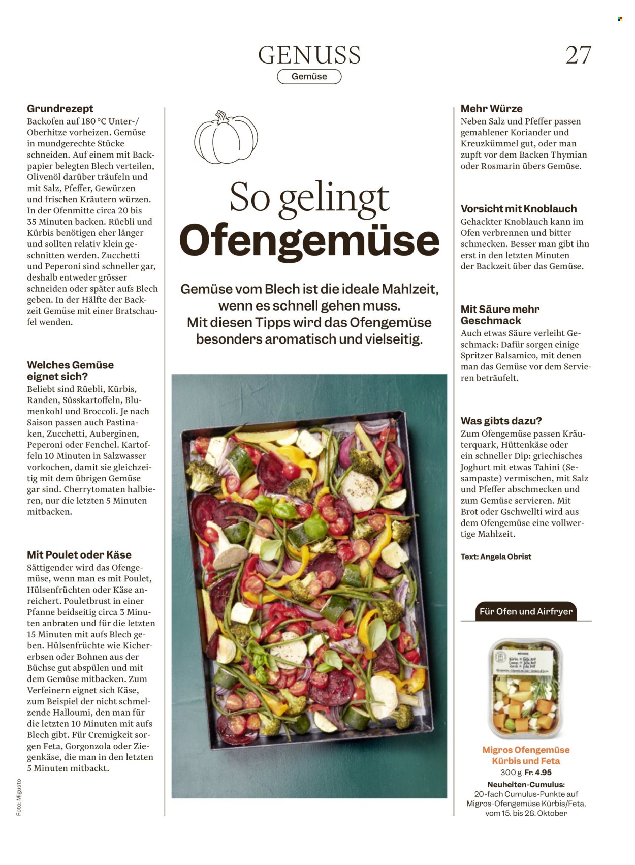 Catalogue Migros - 21.10.2026 - 28.10.2026. Page 27