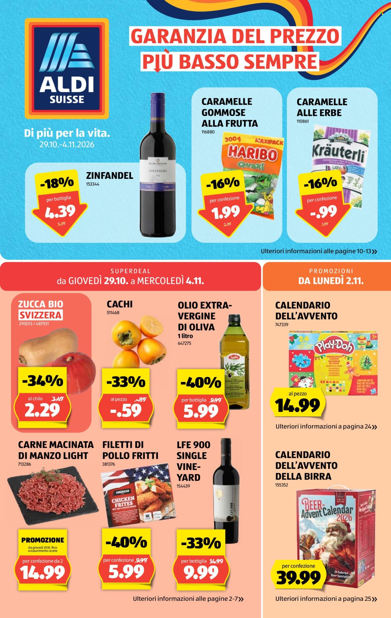 Catalogue Aldi - 29.10.2026 - 4.11.2026. Page 1