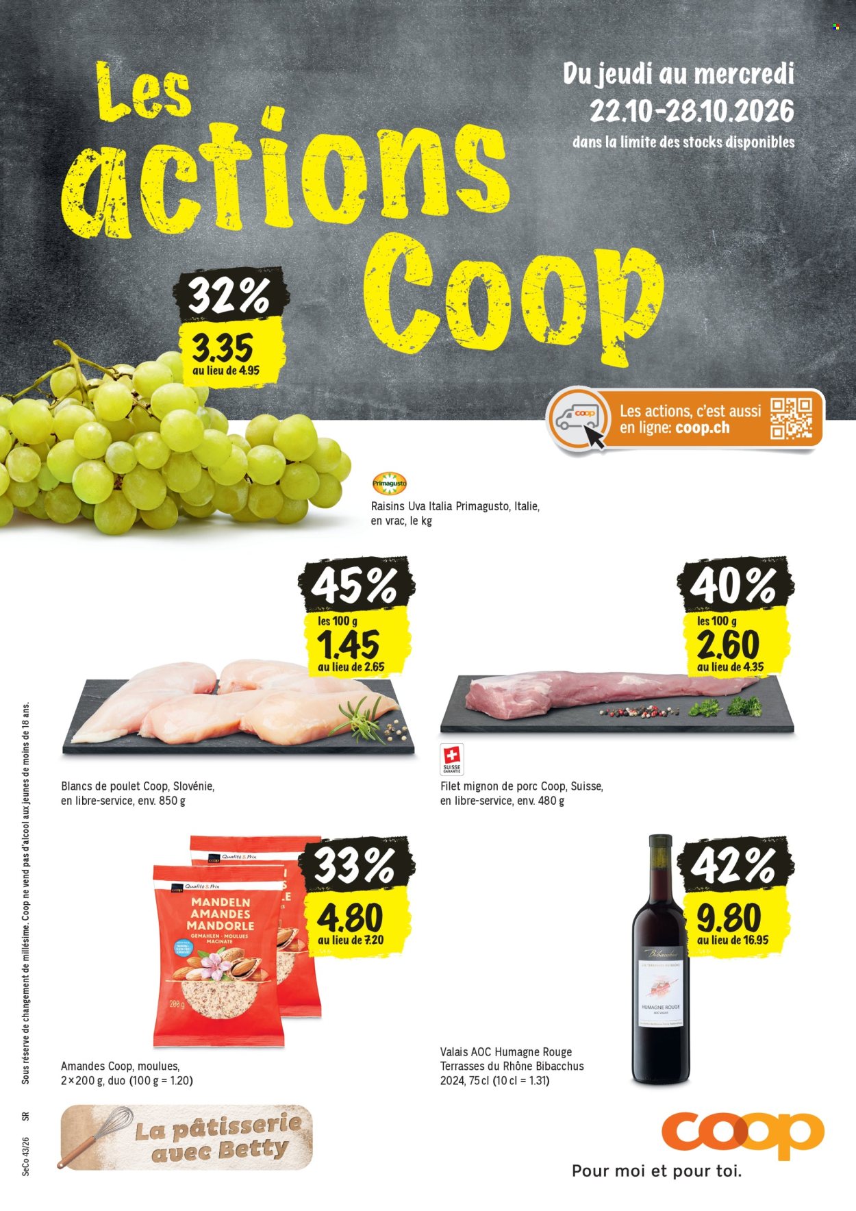 Catalogue Coop - 22.10.2026 - 28.10.2026. Page 1