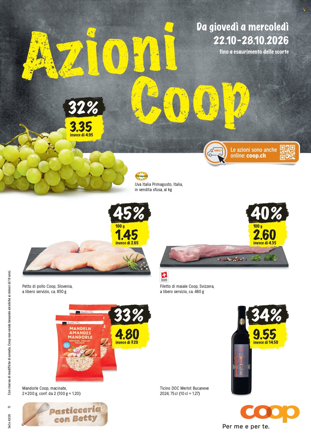 Catalogue Coop - 22.10.2026 - 28.10.2026. Page 1