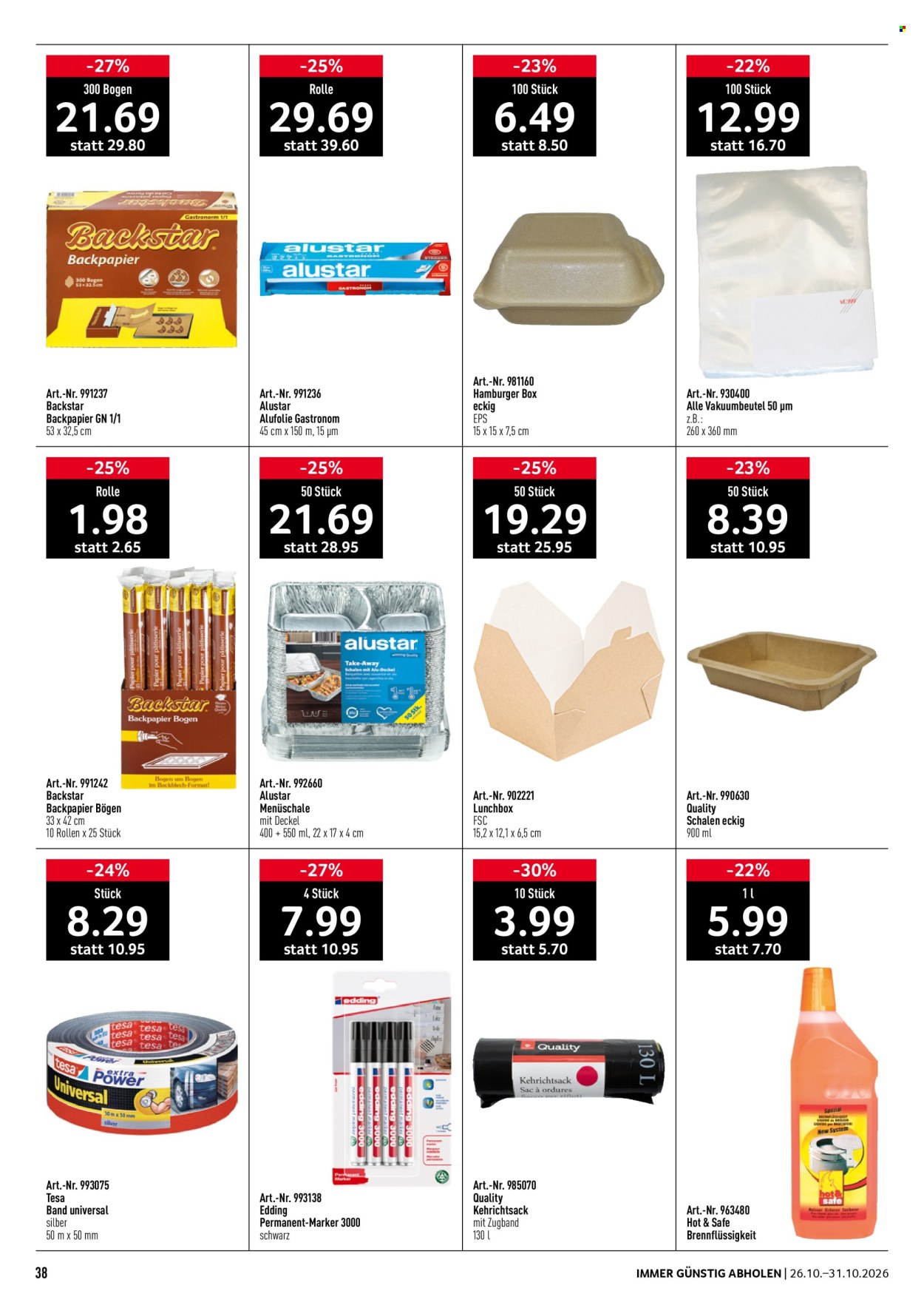 Catalogue Prodega - 26.10.2026 - 31.10.2026. Page 38