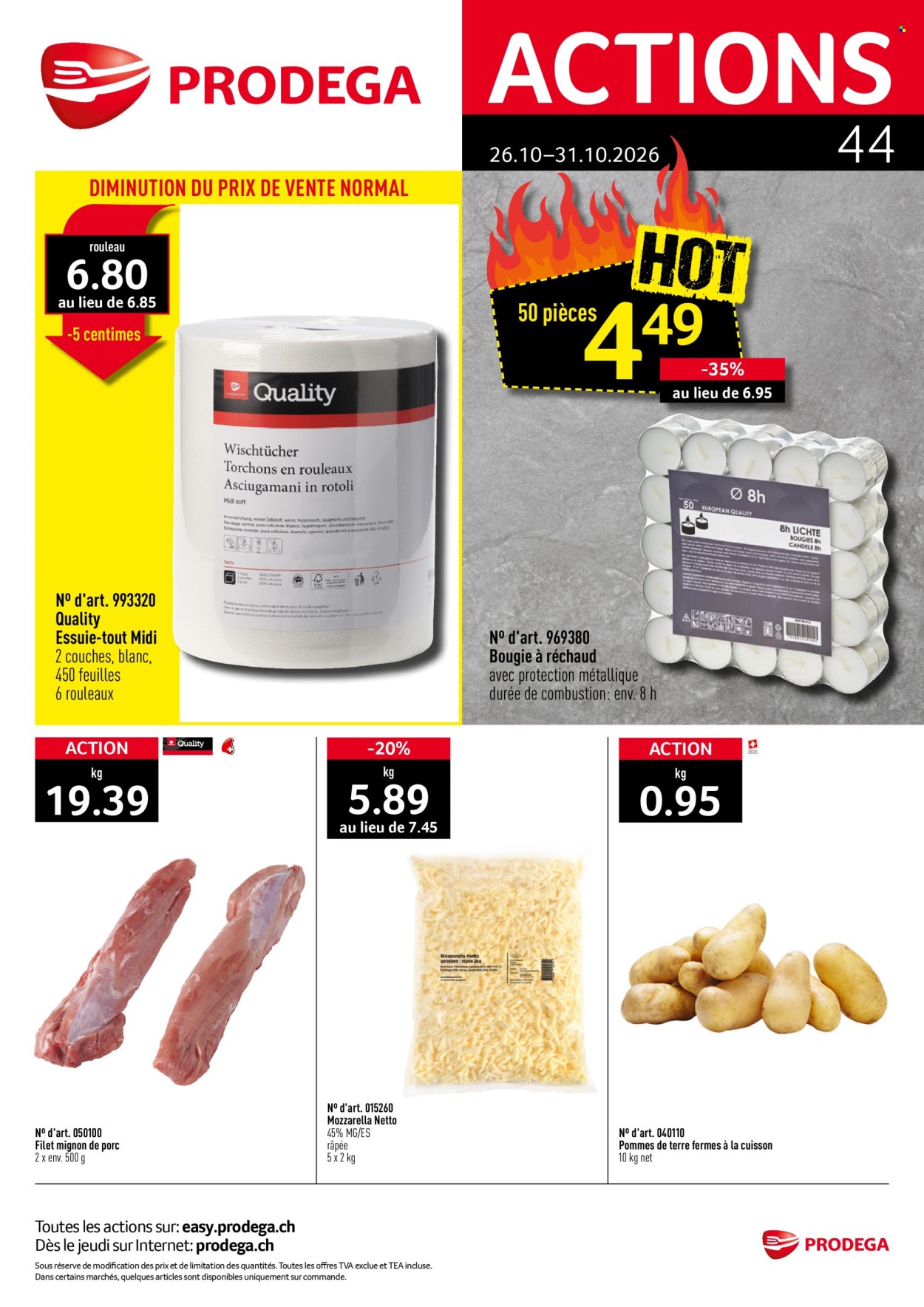 Catalogue Prodega - 26.10.2026 - 31.10.2026. Page 1