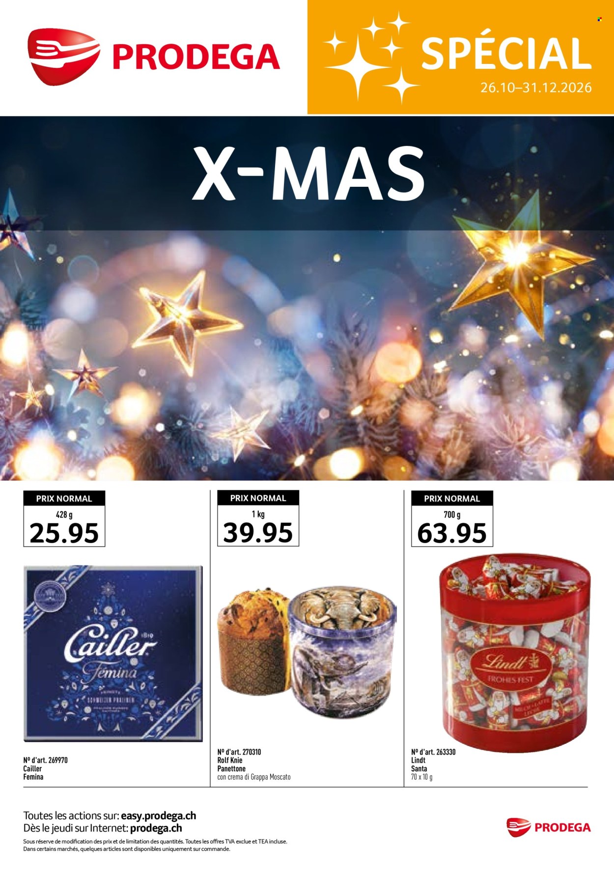 Catalogue Prodega - 26.10.2026 - 31.12.2026. Page 1