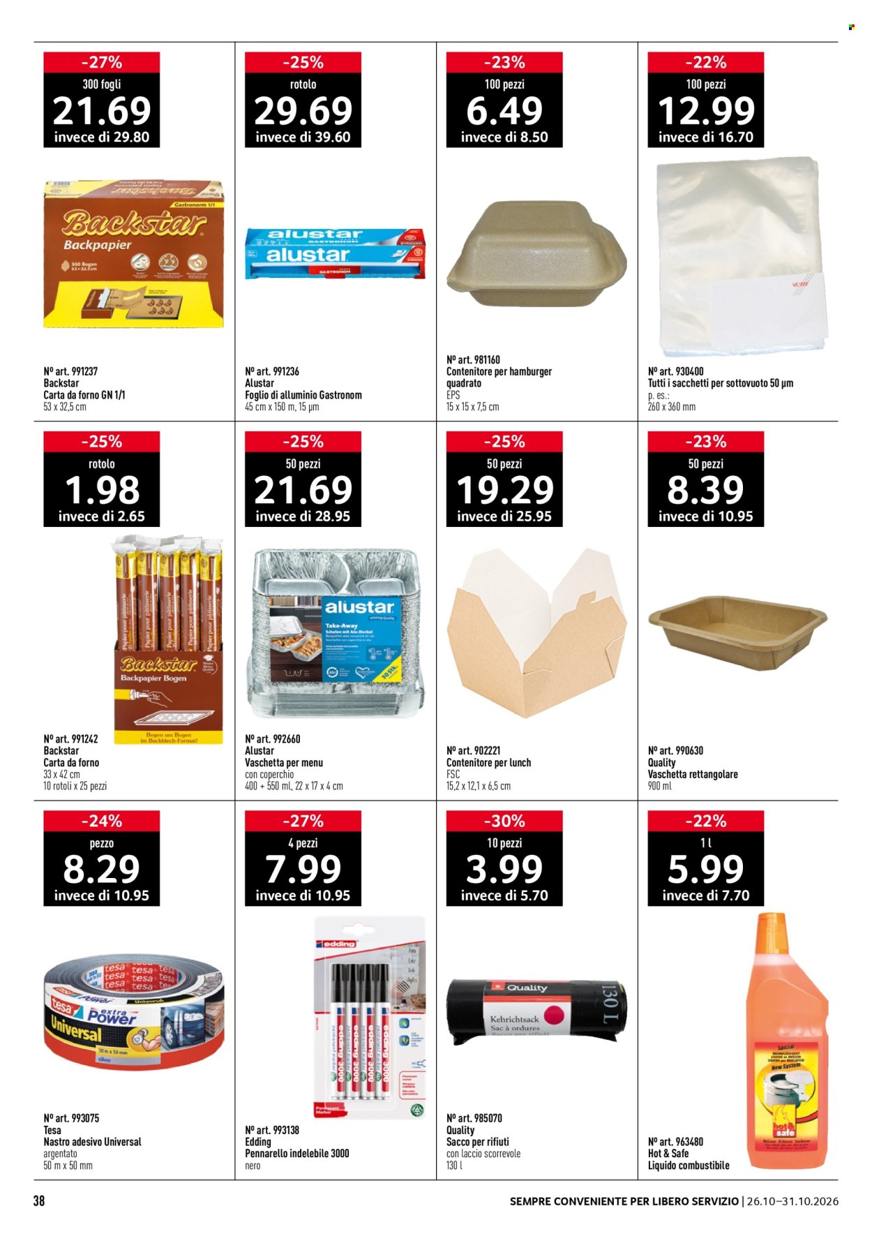 Catalogue Prodega - 26.10.2026 - 31.10.2026. Page 38