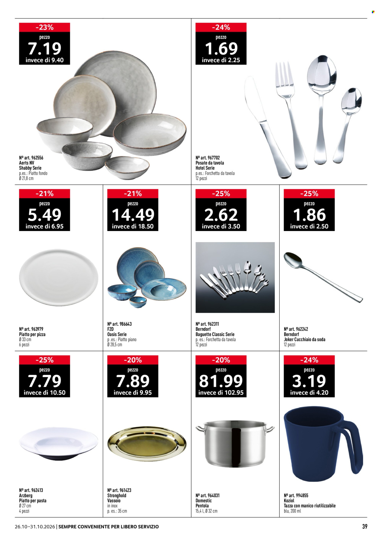 Catalogue Prodega - 26.10.2026 - 31.10.2026. Page 39