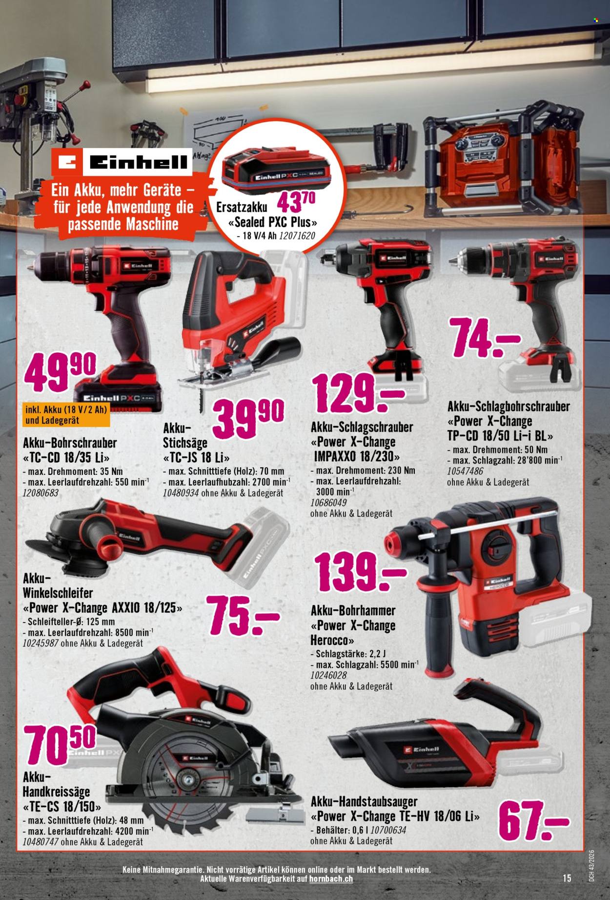 Catalogue Hornbach. Page 15