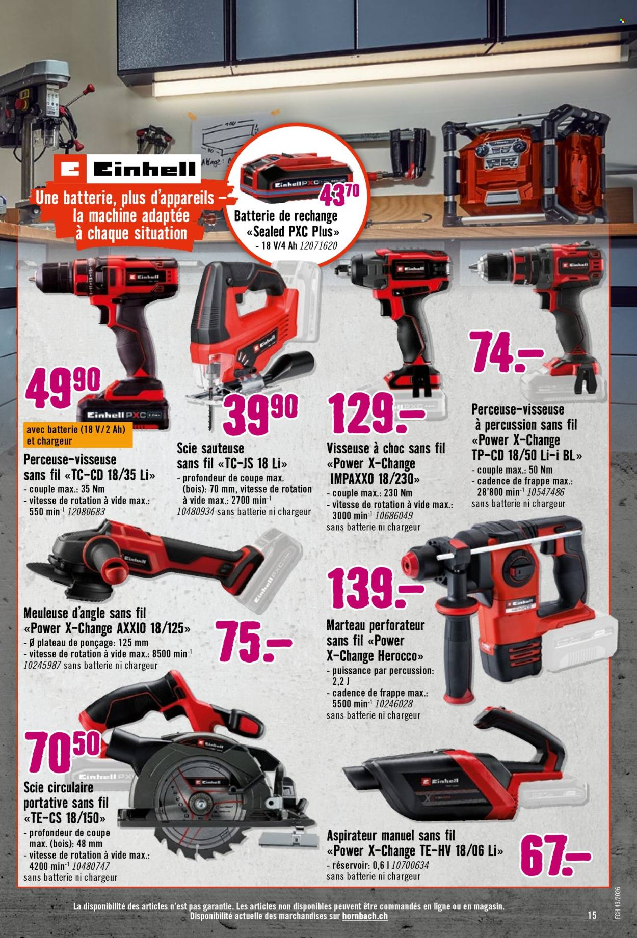 Catalogue Hornbach. Page 15