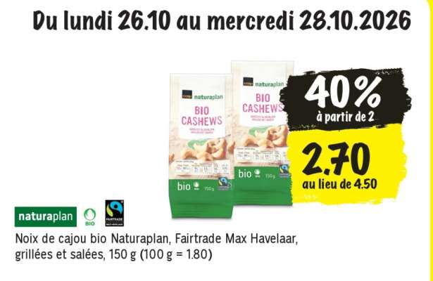 naturaplan BIO CASHEWS