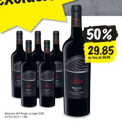 Minervois AOP Rouge La Cigale 2025