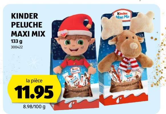 KINDER PELUCHE MAXI MIX