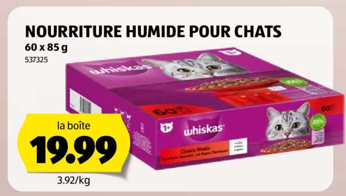 NOURRITURE HUMIDE POUR CHATS