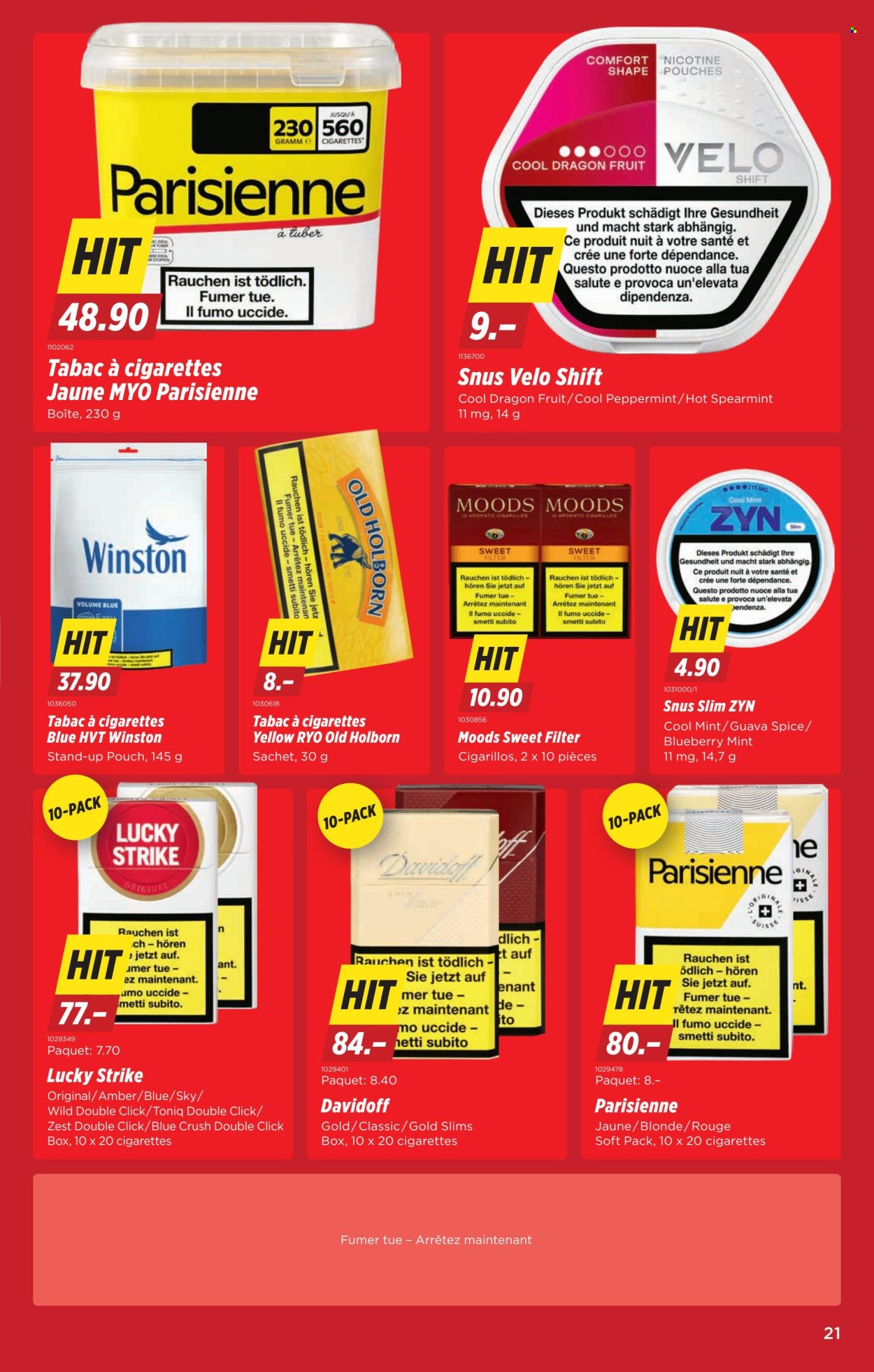 Catalogue Denner - 29.10.2026 - 4.11.2026. Page 21