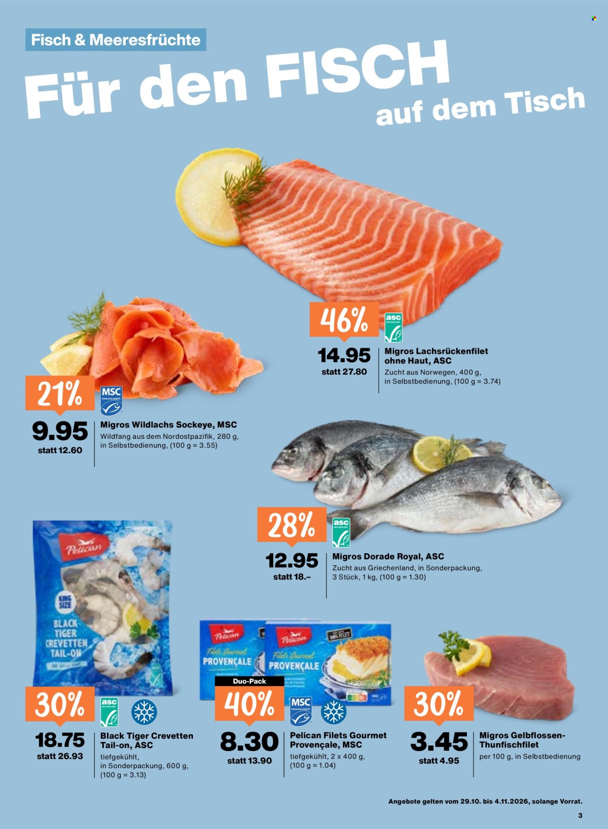 Catalogue Migros - 29.10.2026 - 4.11.2026. Page 3