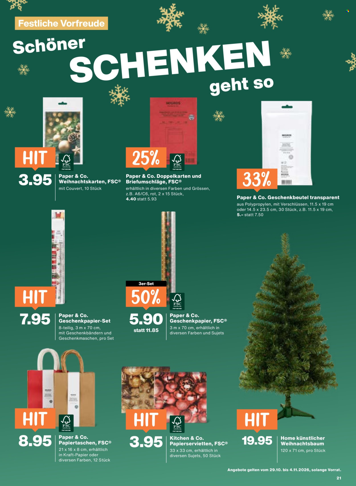 Catalogue Migros - 29.10.2026 - 4.11.2026. Page 21