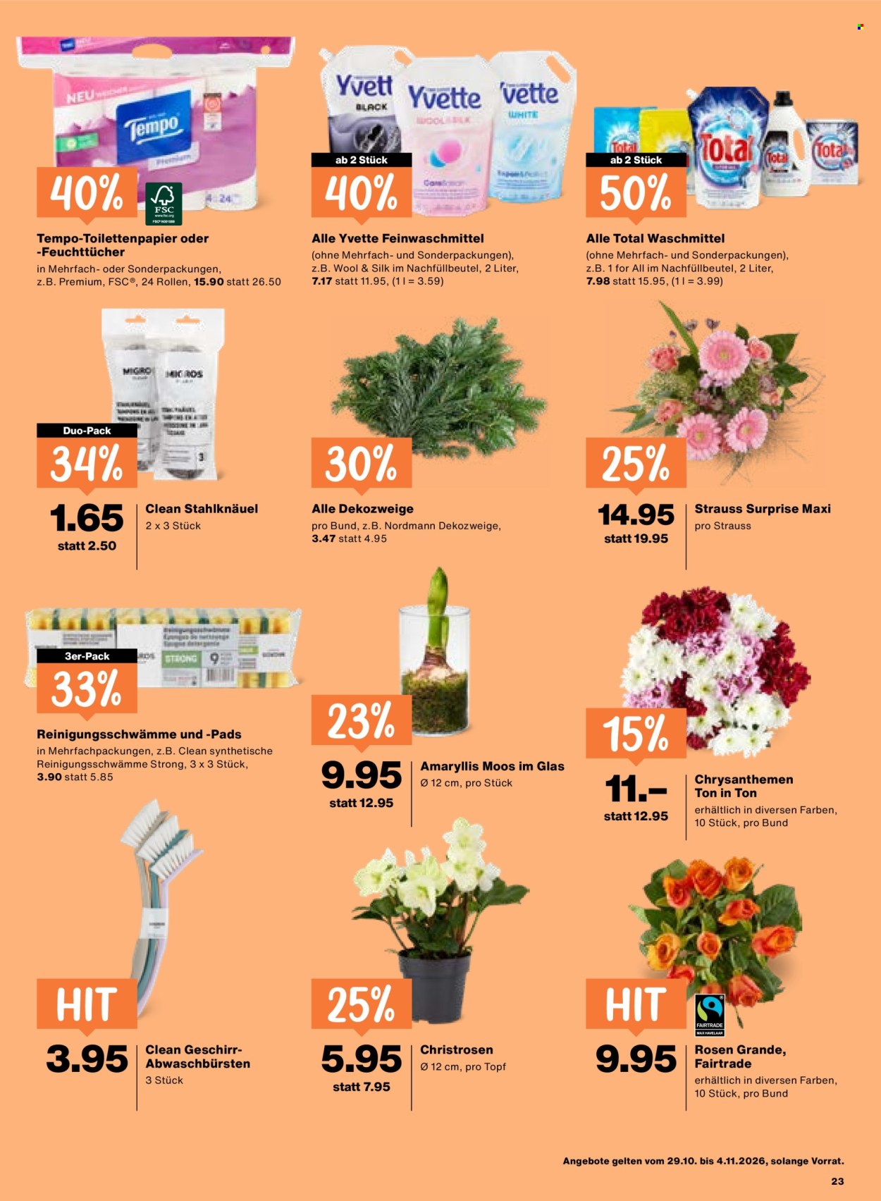 Catalogue Migros - 29.10.2026 - 4.11.2026. Page 23
