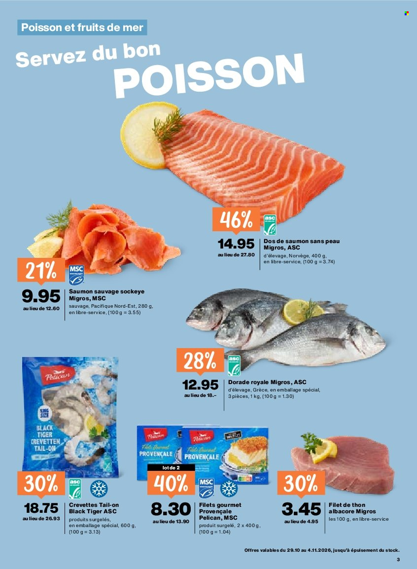 Catalogue Migros - 29.10.2026 - 4.11.2026. Page 3