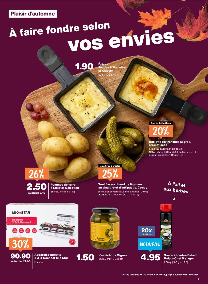 Catalogue Migros - 29.10.2026 - 4.11.2026. Page 7